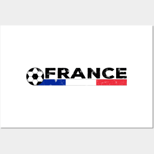 France  Football Fan. France Soccer Design Posters and Art